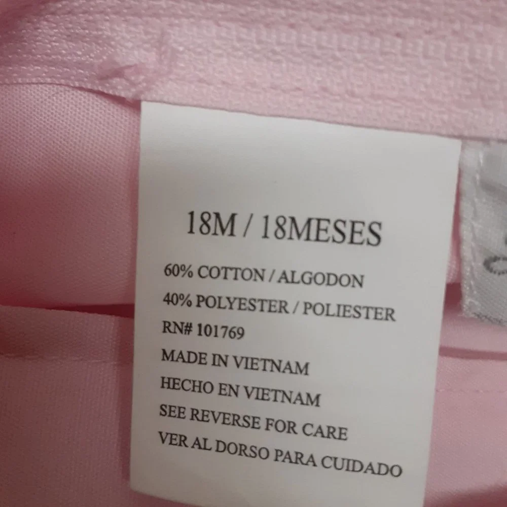 Toddler Pink Sleevless Sailor Dress 2Pc - Picture 7 of 8